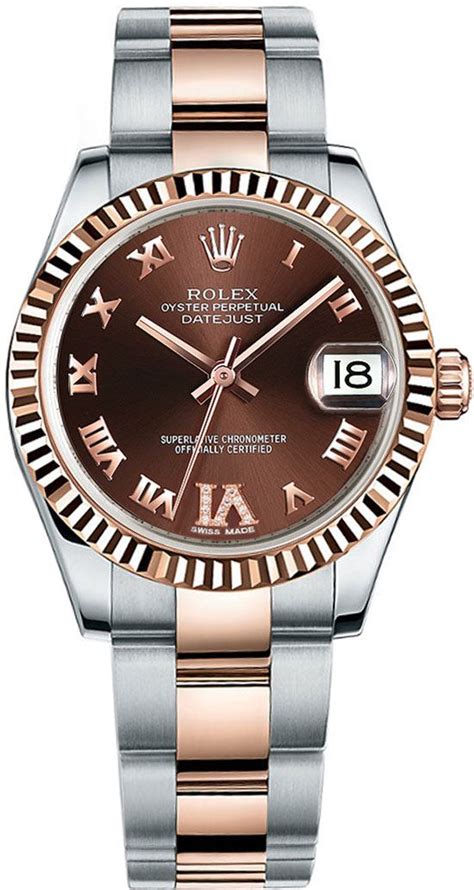 rolex datejust braun|Rolex Datejust.